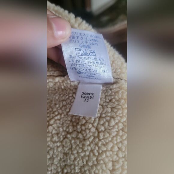 Lands End faux suede & sherpa vest (12/14) - Picture 8 of 10